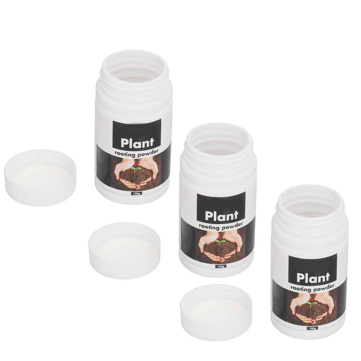3PCS 3.5oz Rooting Powder Amino Acid Plant Fruit Rooting Powder Rooting Hormone Powder for Household Garden