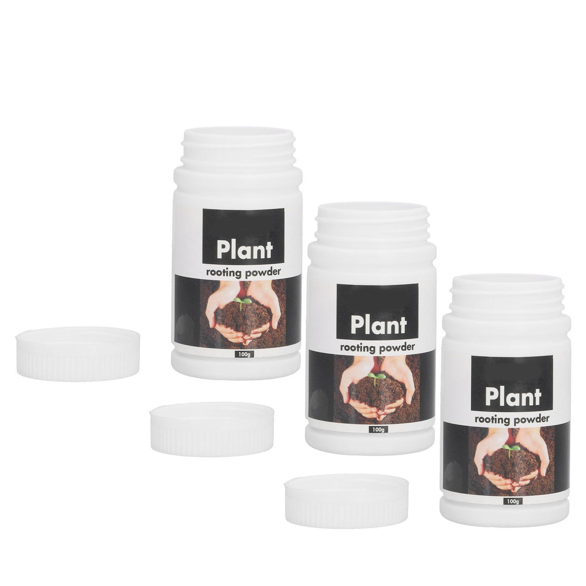 3PCS 3.5oz Rooting Powder Amino Acid Plant Fruit Rooting Powder Rooting Hormone Powder for Household Garden