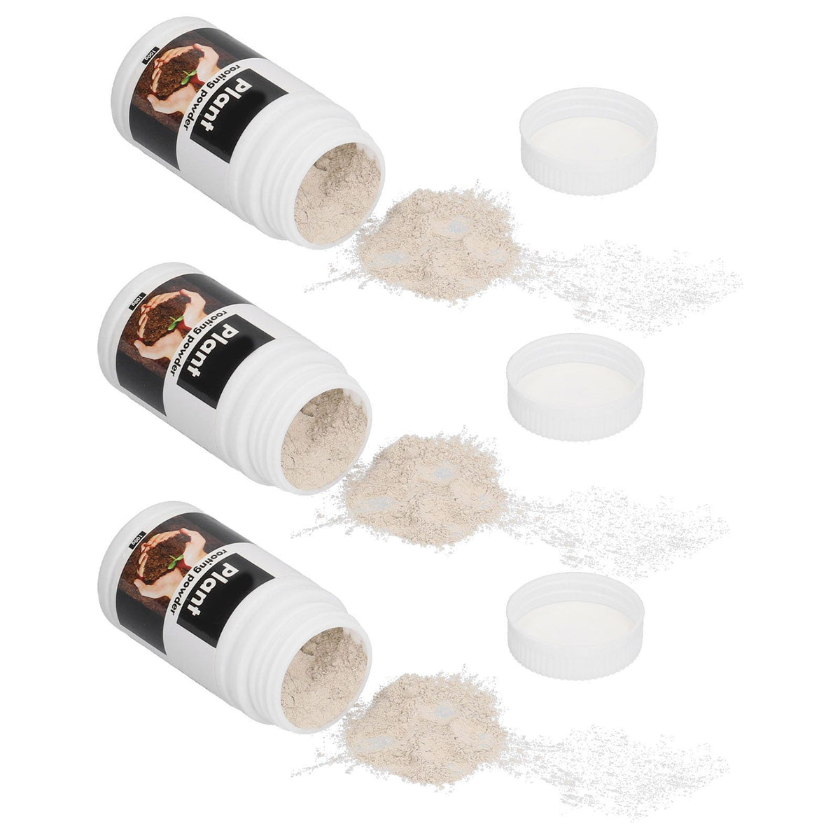 3PCS 3.5oz Rooting Powder Amino Acid Plant Fruit Rooting Powder Rooting Hormone Powder for Household Garden