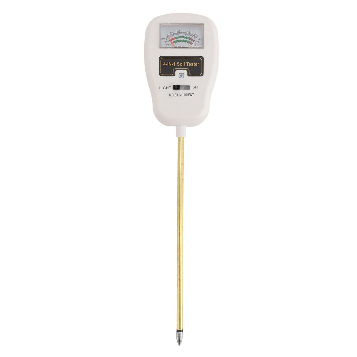 4 in 1 Soil Meter High Accuracy PH Level Light Humidity Fertility Multifunction Soil Tester for Garden Lawn Farm Greenhouse