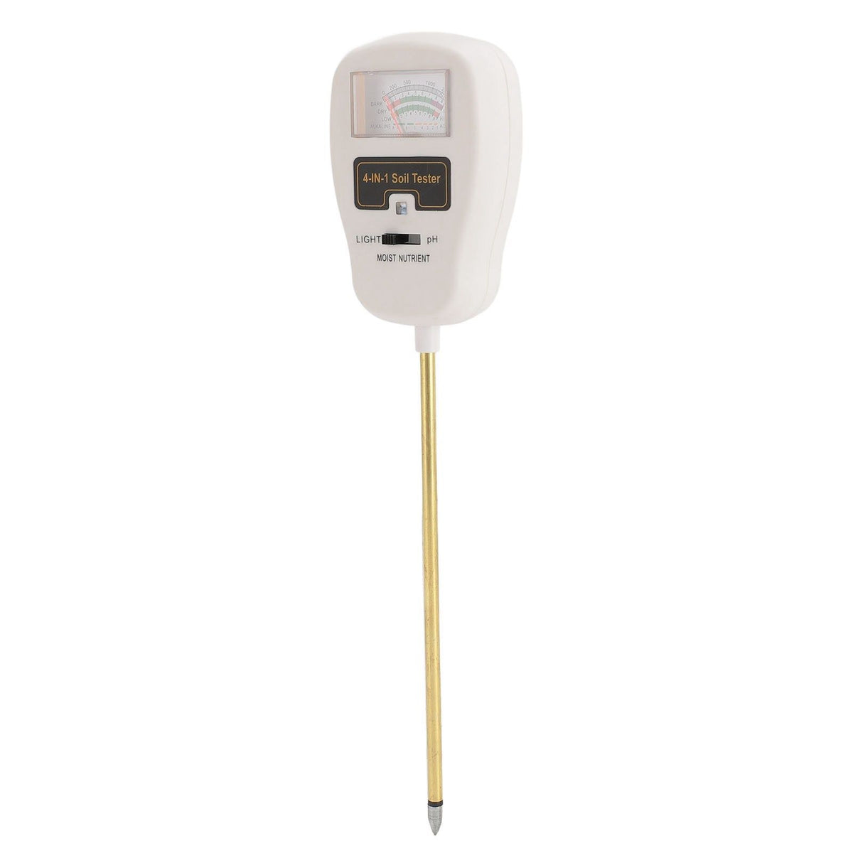 4 in 1 Soil Meter High Accuracy PH Level Light Humidity Fertility Multifunction Soil Tester for Garden Lawn Farm Greenhouse
