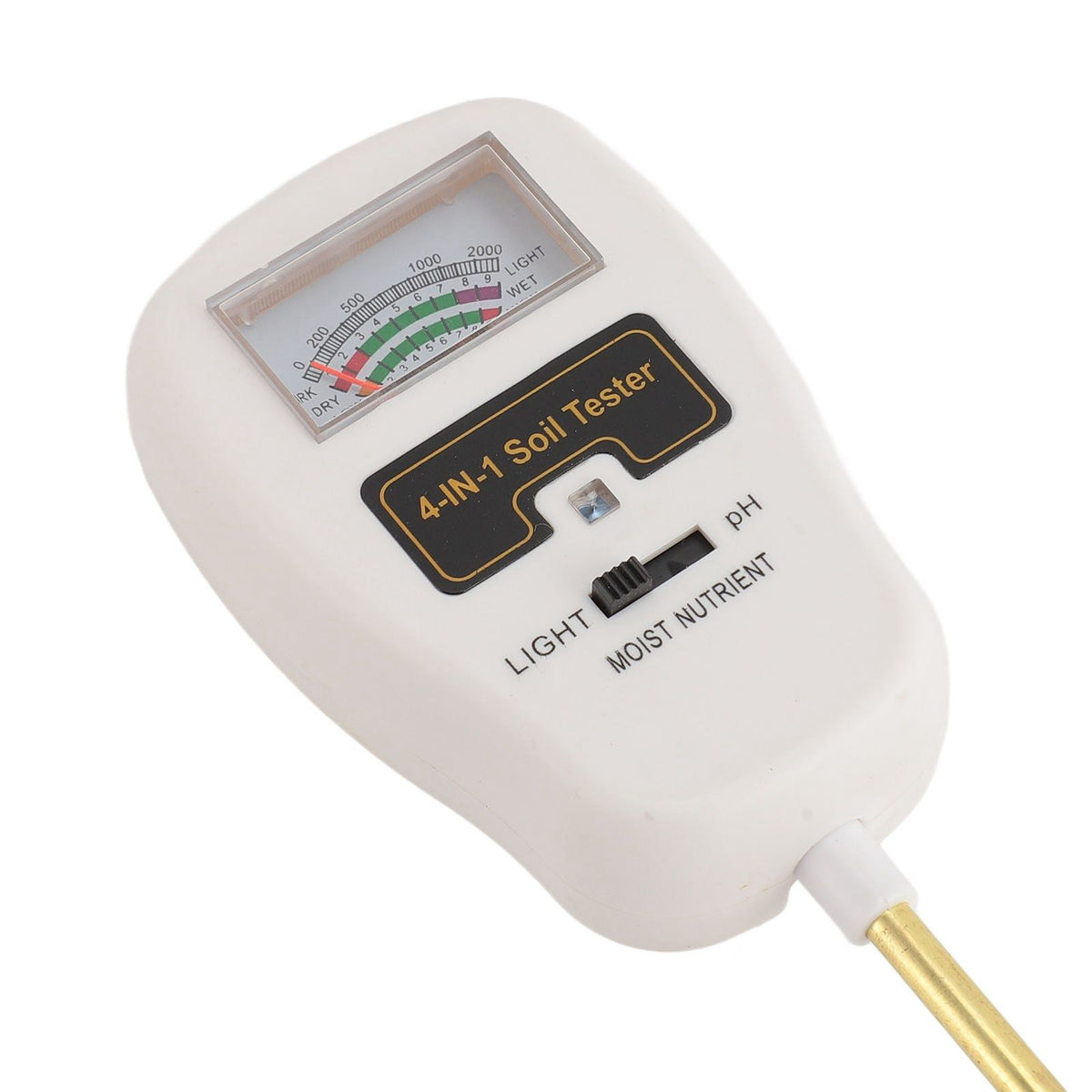 4 in 1 Soil Meter High Accuracy PH Level Light Humidity Fertility Multifunction Soil Tester for Garden Lawn Farm Greenhouse