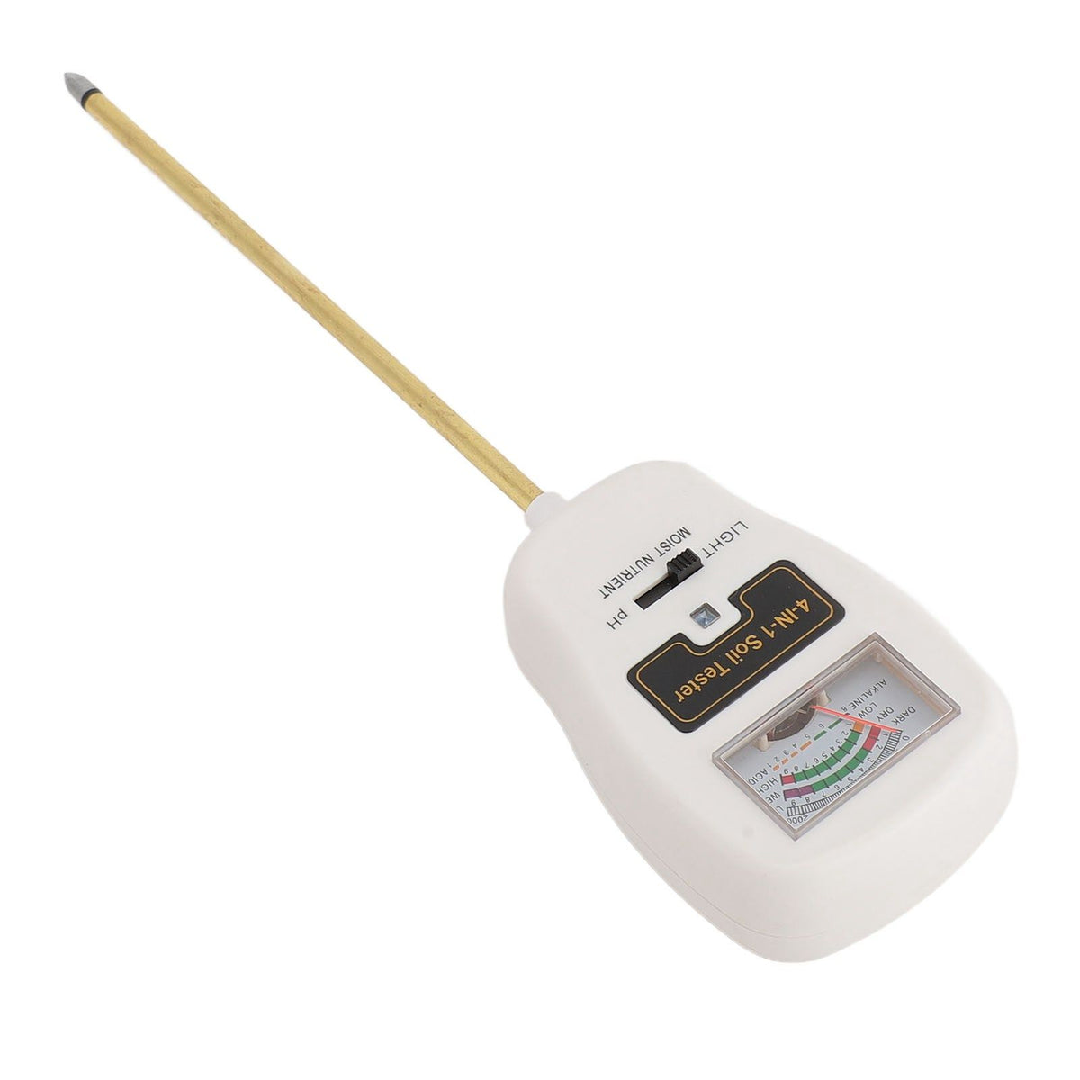 4 in 1 Soil Meter High Accuracy PH Level Light Humidity Fertility Multifunction Soil Tester for Garden Lawn Farm Greenhouse