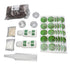 100ML Hydroponic Plant Food Hydroponics Nutrients Set with Grow Sponges A B Plant Food 50 Stickers Plant Pod Kit