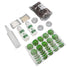 100ML Hydroponic Plant Food Hydroponics Nutrients Set with Grow Sponges A B Plant Food 50 Stickers Plant Pod Kit
