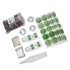 100ML Hydroponic Plant Food Hydroponics Nutrients Set with Grow Sponges A B Plant Food 50 Stickers Plant Pod Kit