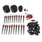 Drip Irrigation System Adjustable Nozzle Quick Connect Automatic Sprinkler System Kit for Lawn Garden Greenhouse