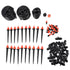 Drip Irrigation System Adjustable Nozzle Quick Connect Automatic Sprinkler System Kit for Lawn Garden Greenhouse