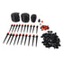 Drip Irrigation System Adjustable Nozzle Quick Connect Automatic Sprinkler System Kit for Lawn Garden Greenhouse