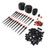 Drip Irrigation System Adjustable Nozzle Quick Connect Automatic Sprinkler System Kit for Lawn Garden Greenhouse