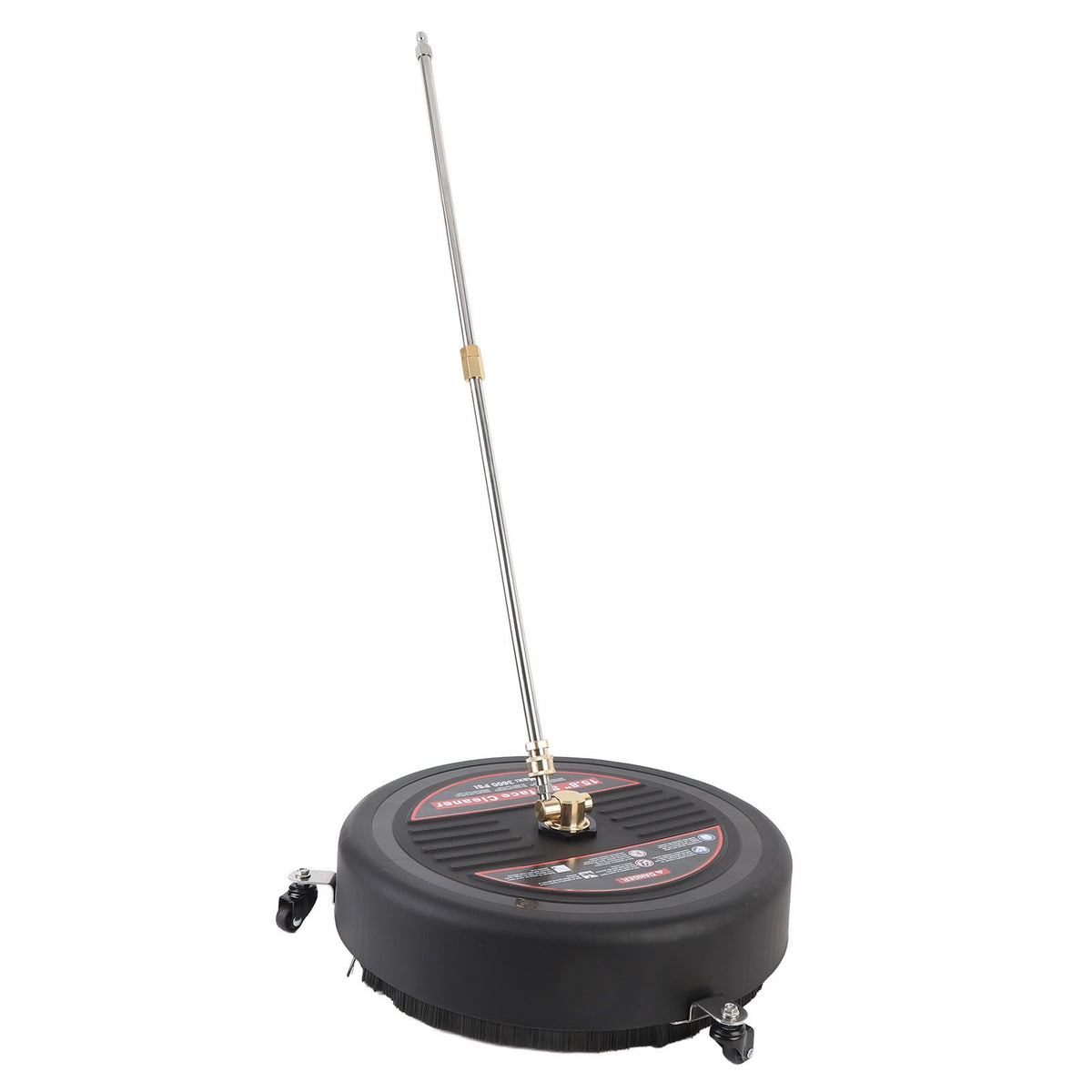 15.8 Inch Surface Cleaner with Wheels 3600PSI 1/4 Inch Quick Plug Stainless Steel Pressure Washer Surface Cleaner for Driveway Terrace Garden