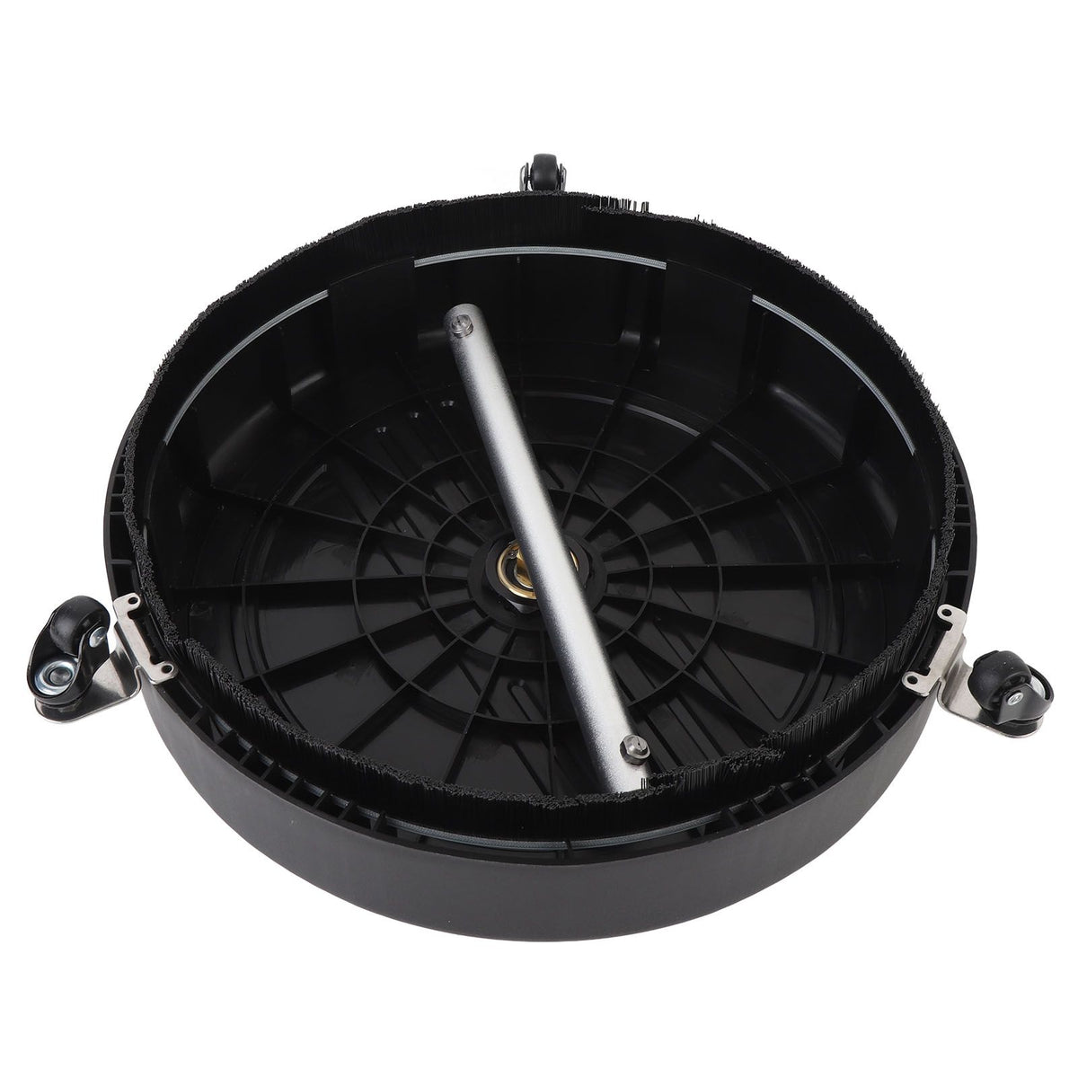 15.8 Inch Surface Cleaner with Wheels 3600PSI 1/4 Inch Quick Plug Stainless Steel Pressure Washer Surface Cleaner for Driveway Terrace Garden