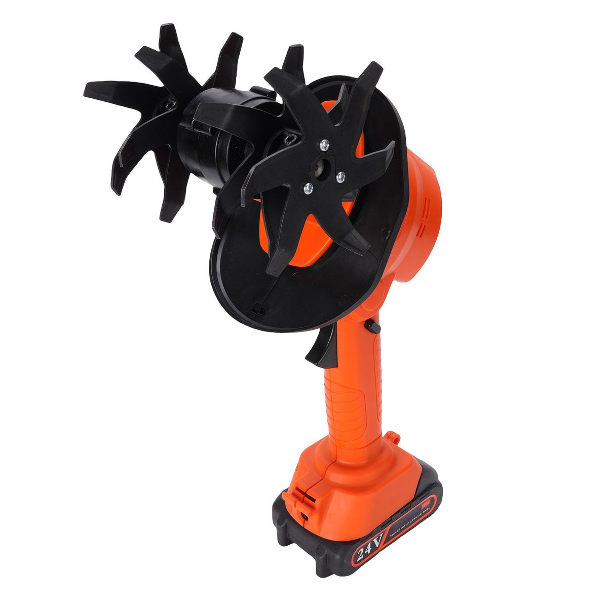 Electric Tiller Handheld Battery Powered Cordless Garden Cultivator for Lawn Soil Cultivation EU Plug