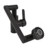 Multifunctional Universal Faucet Hot and Cold Water Stainless Steel Rotating Faucet Robotic Arm Swivel Faucet for Bathroom Sink Black 60cm/23.6in Water Inlet Pipe