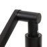 Multifunctional Universal Faucet Hot and Cold Water Stainless Steel Rotating Faucet Robotic Arm Swivel Faucet for Bathroom Sink Black 60cm/23.6in Water Inlet Pipe