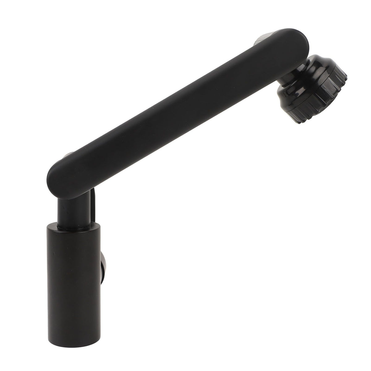 Multifunctional Universal Faucet Hot and Cold Water Stainless Steel Rotating Faucet Robotic Arm Swivel Faucet for Bathroom Sink Black 60cm/23.6in Water Inlet Pipe