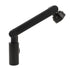 Multifunctional Universal Faucet Hot and Cold Water Stainless Steel Rotating Faucet Robotic Arm Swivel Faucet for Bathroom Sink Black 60cm/23.6in Water Inlet Pipe