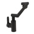 Multifunctional Universal Faucet Hot and Cold Water Stainless Steel Rotating Faucet Robotic Arm Swivel Faucet for Bathroom Sink Black 60cm/23.6in Water Inlet Pipe