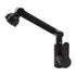 Multifunctional Universal Faucet Hot and Cold Water Stainless Steel Rotating Faucet Robotic Arm Swivel Faucet for Bathroom Sink Black 60cm/23.6in Water Inlet Pipe