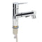 G1/2 Pull Out Sink Faucet Hot Cold Bathroom Sink Faucet Copper Alloy Rust Proof Water Tap for Basin Toilet