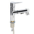 G1/2 Pull Out Sink Faucet Hot Cold Bathroom Sink Faucet Copper Alloy Rust Proof Water Tap for Basin Toilet