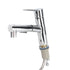 G1/2 Pull Out Sink Faucet Hot Cold Bathroom Sink Faucet Copper Alloy Rust Proof Water Tap for Basin Toilet