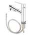 G1/2 Pull Out Sink Faucet Hot Cold Bathroom Sink Faucet Copper Alloy Rust Proof Water Tap for Basin Toilet