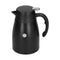 24V 1200ml Car Water Heater Pot with Base Portable Stainless Steel Electric Kettle Pot for Truck CarMatte Black