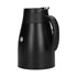 24V 1200ml Car Water Heater Pot with Base Portable Stainless Steel Electric Kettle Pot for Truck CarMatte Black
