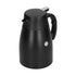 24V 1200ml Car Water Heater Pot with Base Portable Stainless Steel Electric Kettle Pot for Truck CarMatte Black