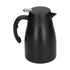 24V 1200ml Car Water Heater Pot with Base Portable Stainless Steel Electric Kettle Pot for Truck CarMatte Black