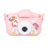 Kids Camera Cute Dual Lens Auto Focus Photography Video Recording Gaming Music Digital Camera Toy Pink
