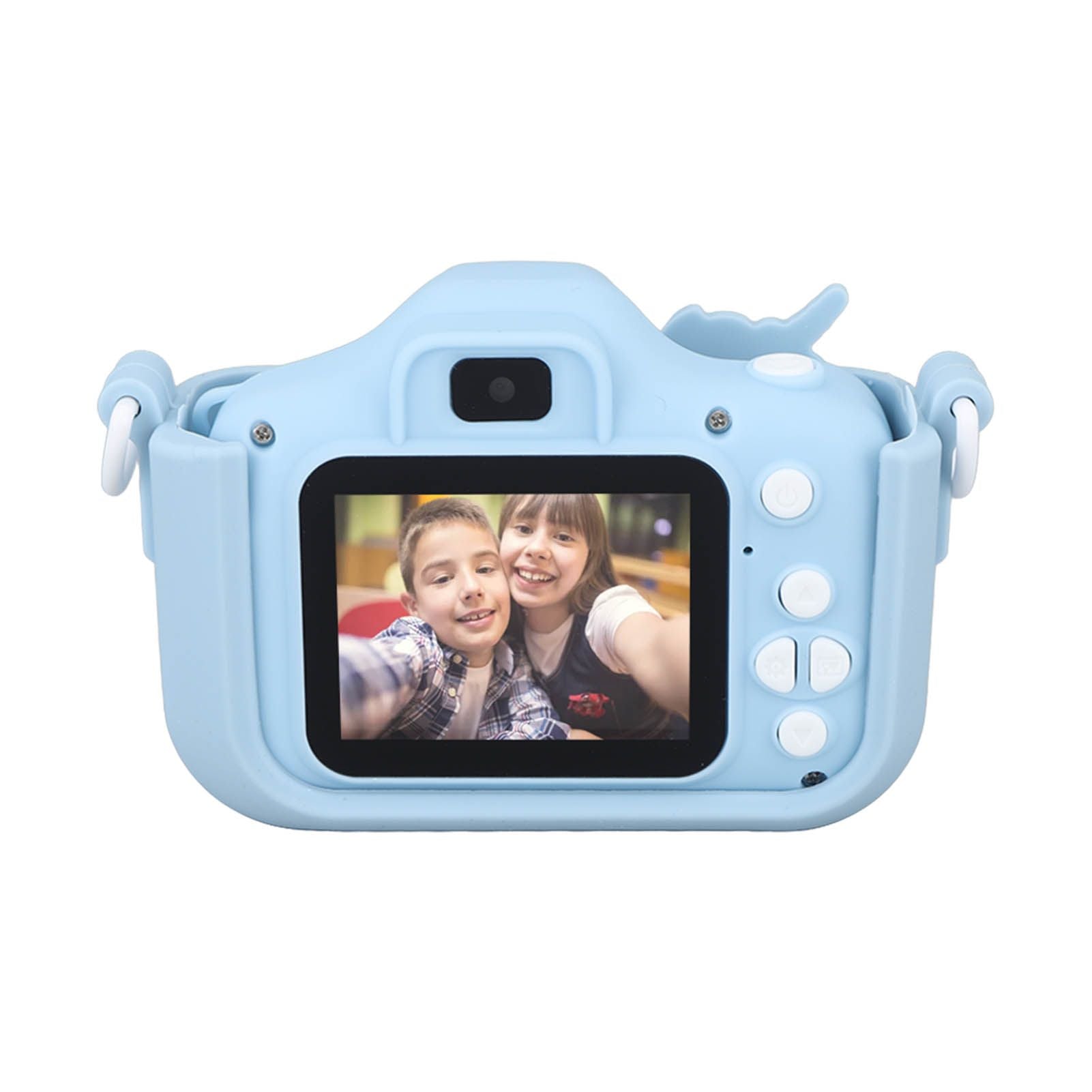 Kids Camera Dual Camera 2.0in IPS Screen 1080P Video Camera Toy with 32G Memory Card Blue
