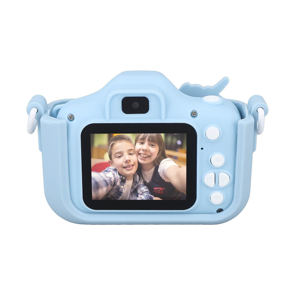 Kids Camera Dual Camera 2.0in IPS Screen 1080P Video Camera Toy with 32G Memory Card Blue