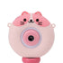 Lollipop Kids Selfie Camera With Stand 48MP 2.0in HD Children Digital Video Camera Game Music Toy for 3‑12 Years Old Boys Girls Pink