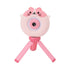 Lollipop Kids Selfie Camera With Stand 48MP 2.0in HD Children Digital Video Camera Game Music Toy for 3‑12 Years Old Boys Girls Pink