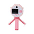 Lollipop Kids Selfie Camera With Stand 48MP 2.0in HD Children Digital Video Camera Game Music Toy for 3‑12 Years Old Boys Girls Pink