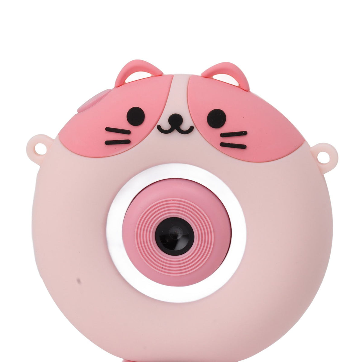 Kids Selfie Camera 2 Inch HD IPS Screen Dual Lens 48MP 32GB Portable Cute Digital Camera Toy with Tripod for Christmas Birthday Gift Pink