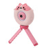 Kids Selfie Camera 2 Inch HD IPS Screen Dual Lens 48MP 32GB Portable Cute Digital Camera Toy with Tripod for Christmas Birthday Gift Pink
