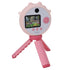 Kids Selfie Camera 2 Inch HD IPS Screen Dual Lens 48MP 32GB Portable Cute Digital Camera Toy with Tripod for Christmas Birthday Gift Pink