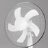 Standing Pedestal Fan Plastic Large Air Volume 3 Speeds White Pedestal Fan for Bedroom Living Room Battery Clamp Cable