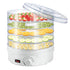 Food Dehydrator Machine Food Dehydrator for Jerky Small Dehydrated Dryer Machine for Fruits Veggies Transparent