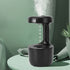 Anti Gravity Humidifier Water Drop Humidifier Quiet Operation Fine Misting Leakage Proof USB Powered Mist Humidifiers Black