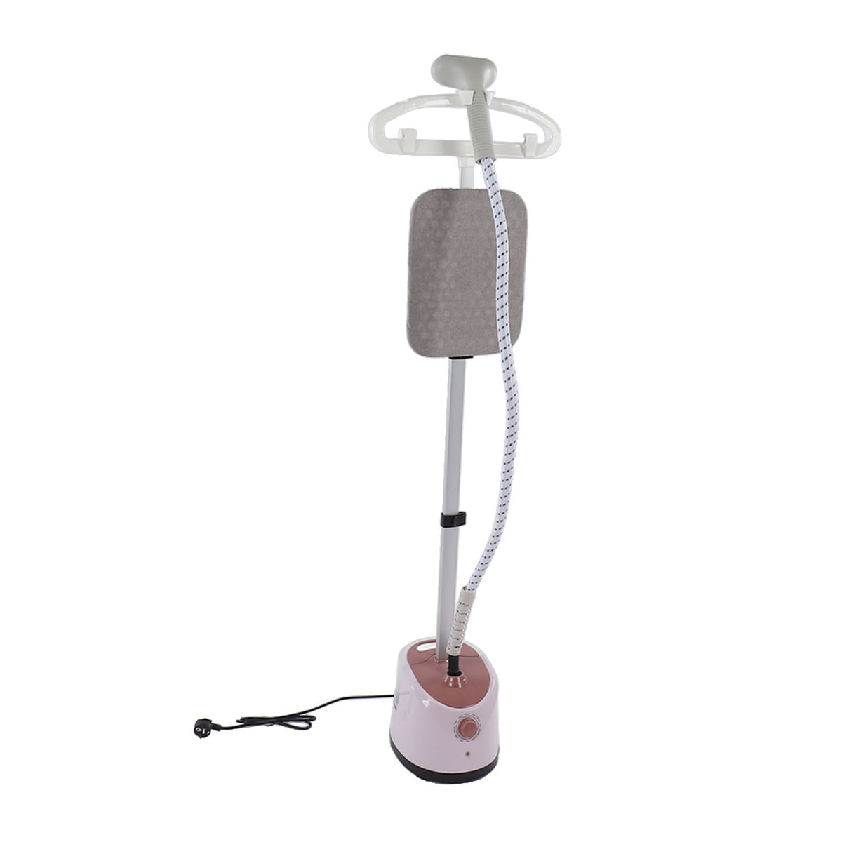 Standing Fabric Steam Iron with Hanger Pink 2000W Powerful Garment Steam Iron for Home