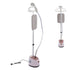 Standing Fabric Steam Iron with Hanger Pink 2000W Powerful Garment Steam Iron for Home