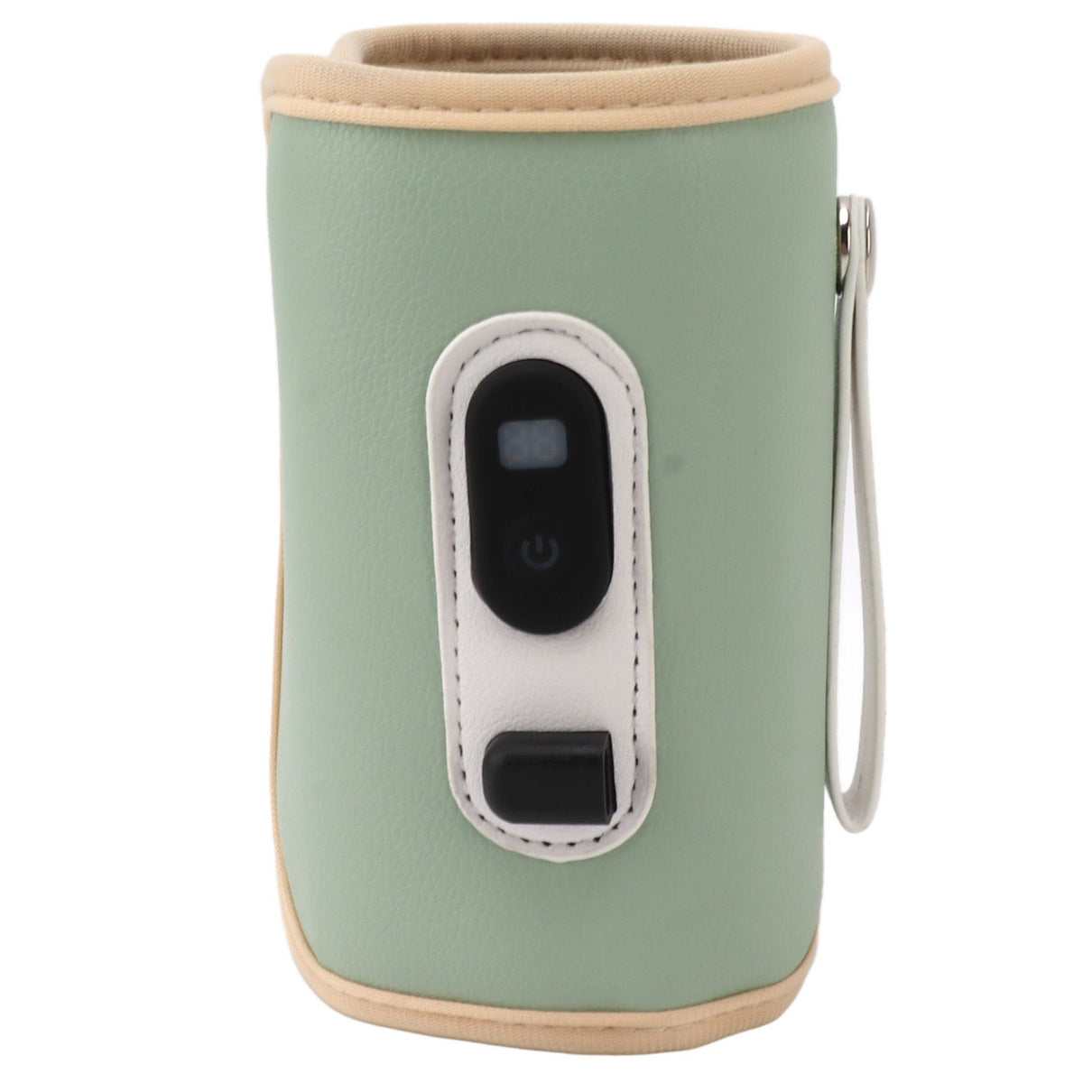 Baby Milk Bottle Warmer USB Digital Display 5 Speeds Portable Baby Milk Heat Keeper for Milk Breastmilk Water Green