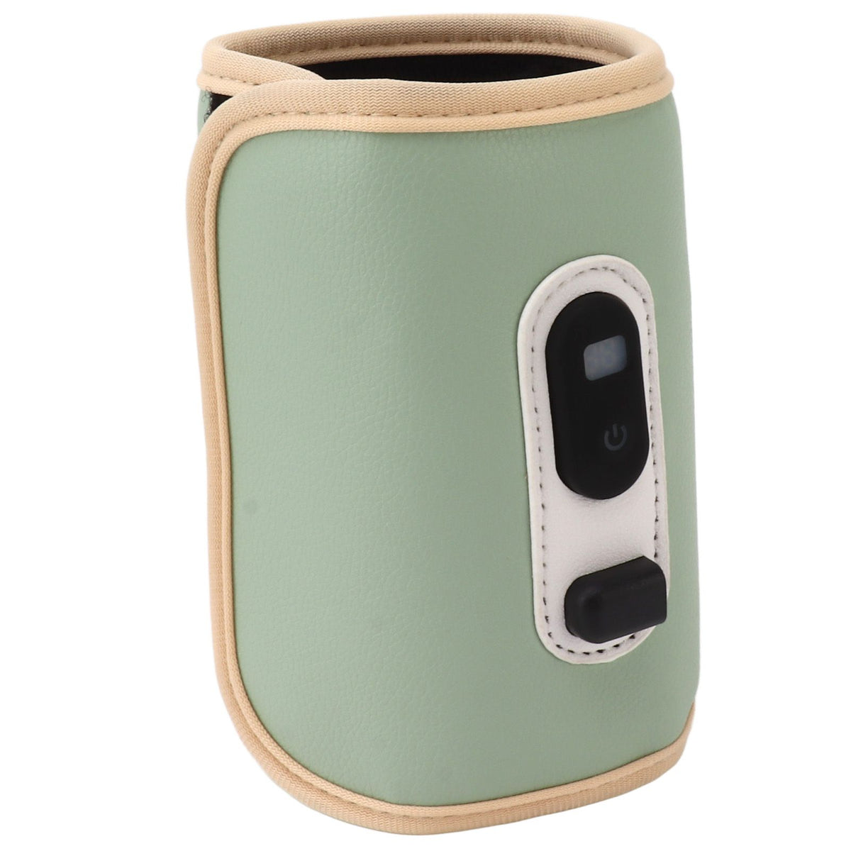 Baby Milk Bottle Warmer USB Digital Display 5 Speeds Portable Baby Milk Heat Keeper for Milk Breastmilk Water Green