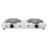 Electric Countertop Stove 2000W 2 Burner Easy Operation Overheat Protection Portable Cooking Stove for Home RV