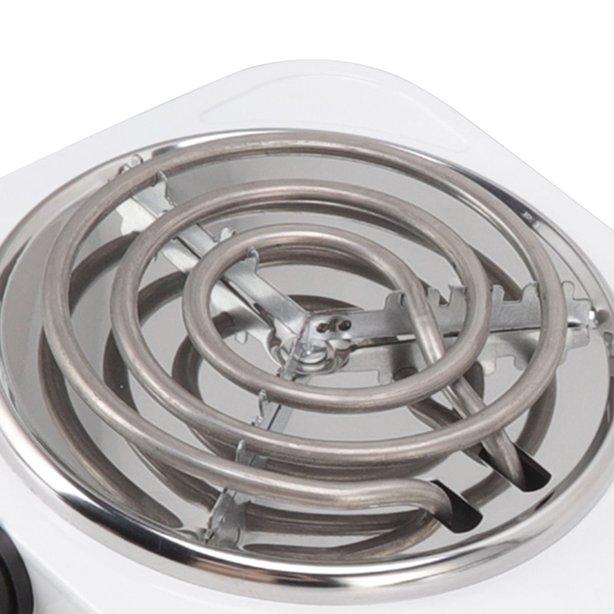 Electric Countertop Stove 2000W 2 Burner Easy Operation Overheat Protection Portable Cooking Stove for Home RV