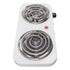 Electric Countertop Stove 2000W 2 Burner Easy Operation Overheat Protection Portable Cooking Stove for Home RV